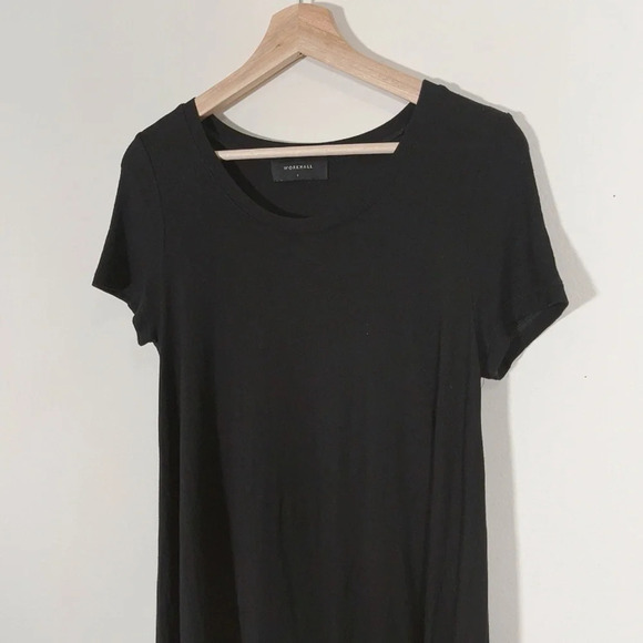 WORKHALL STUDIO | RAYON BLACK DRESS - Picture 2 of 9